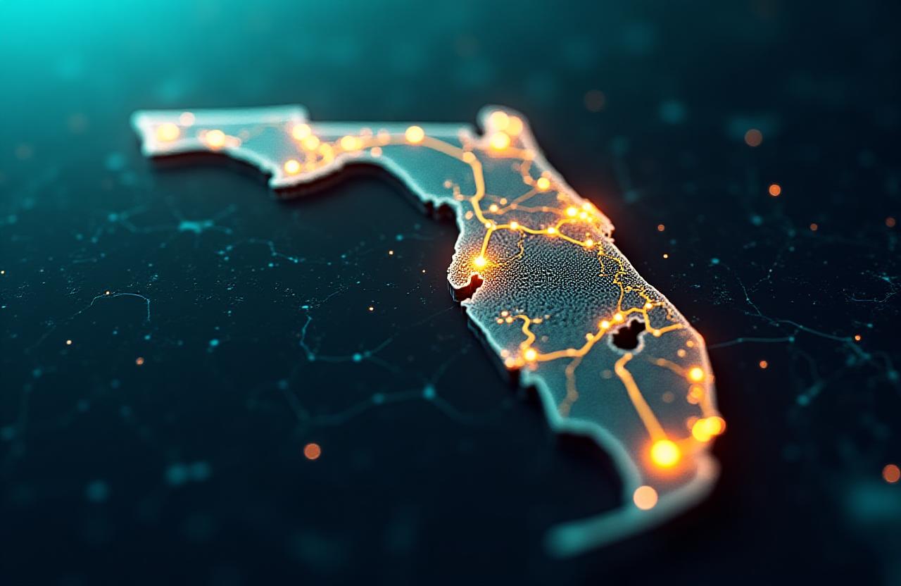 Regional freight network and smart routing visualization